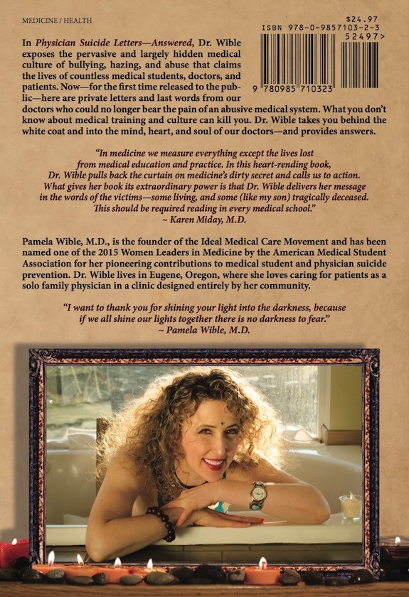 Physician SuicideLetters—Answered ~ book cover back